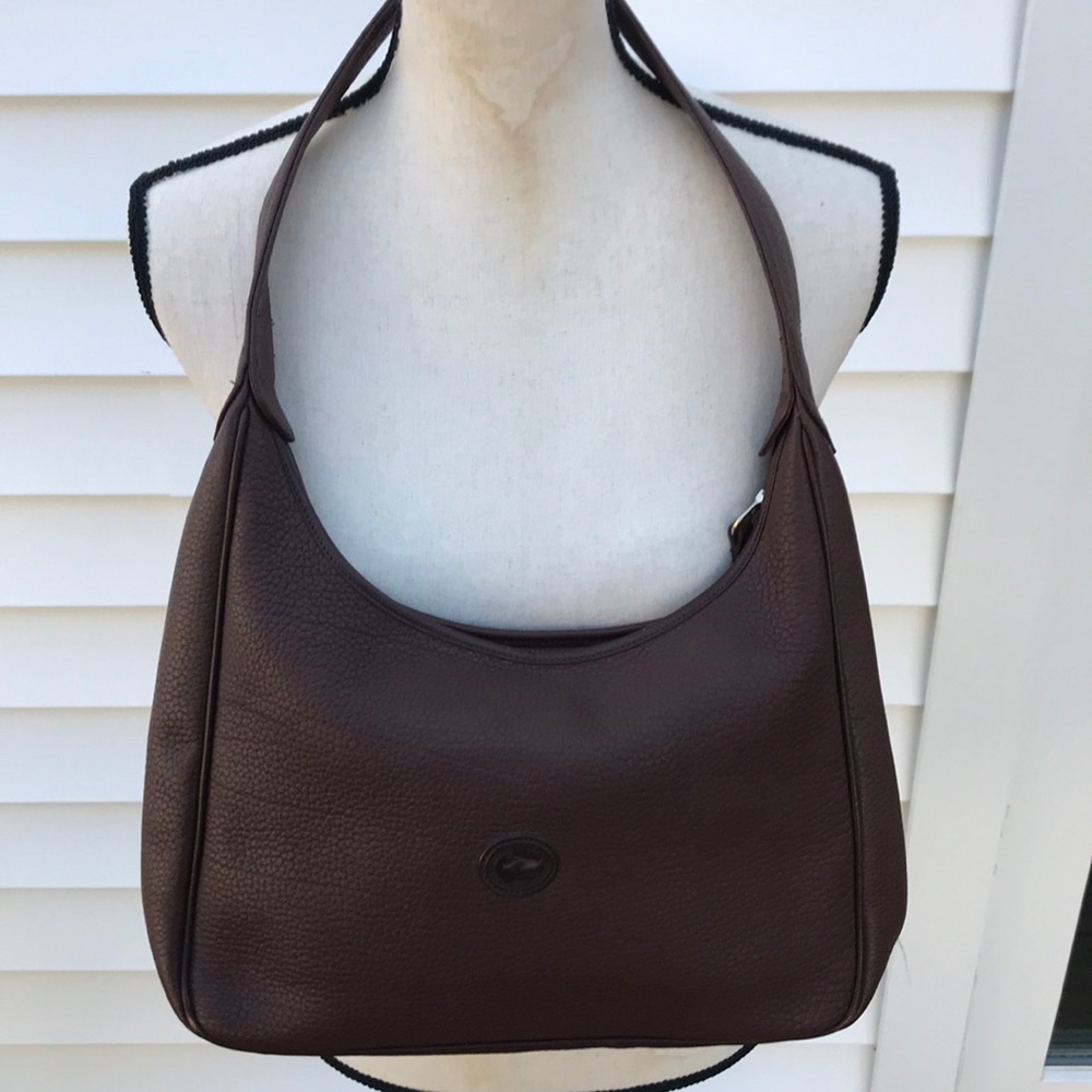 Dooney & Bourke Brown Leather Shoulder Bag